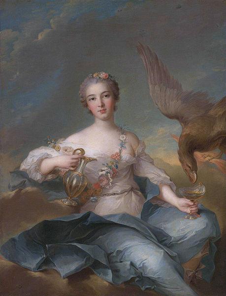 Jean Marc Nattier Duchesse de Chartres as Hebe oil painting image